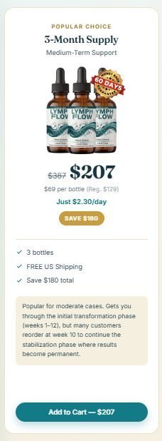 Lymph Flow 3 bottle special offer